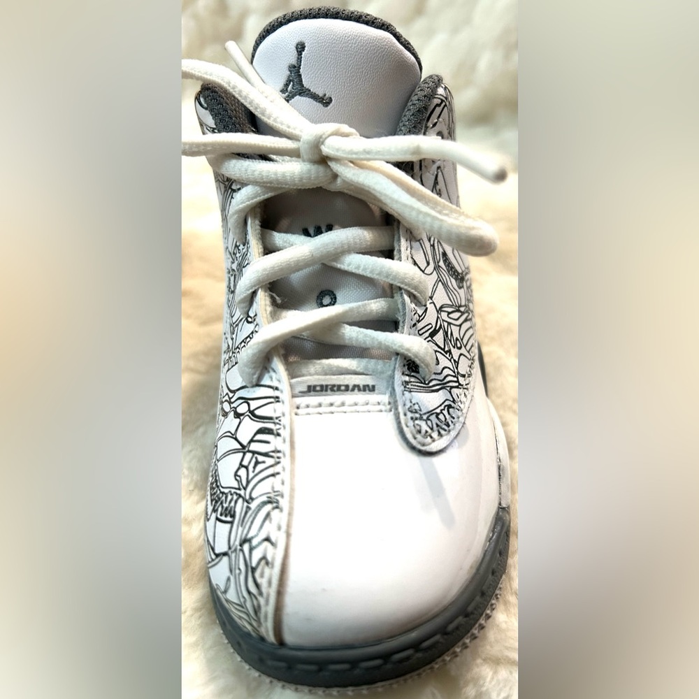 Toddler Nike Air Jordan Dub Zero Retro Shoes DV 1358-107 size 8 - Picture 7 of 16